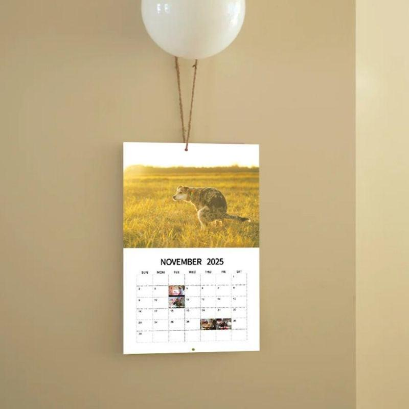 2025 Dogs Pooping in Beautiful Places Calendar