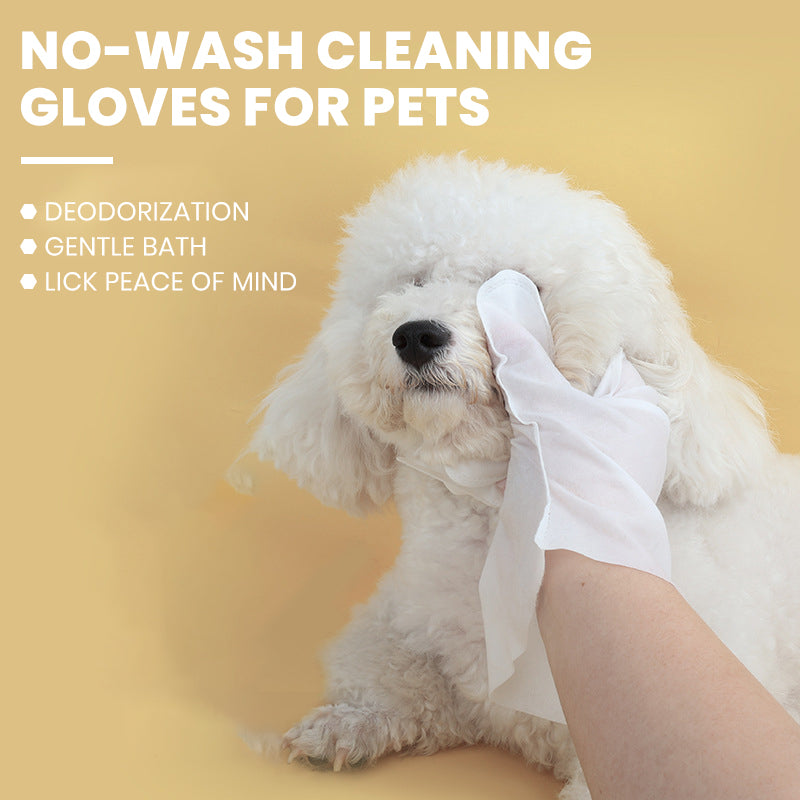 Pet Glove Wipes for Dogs and Cats