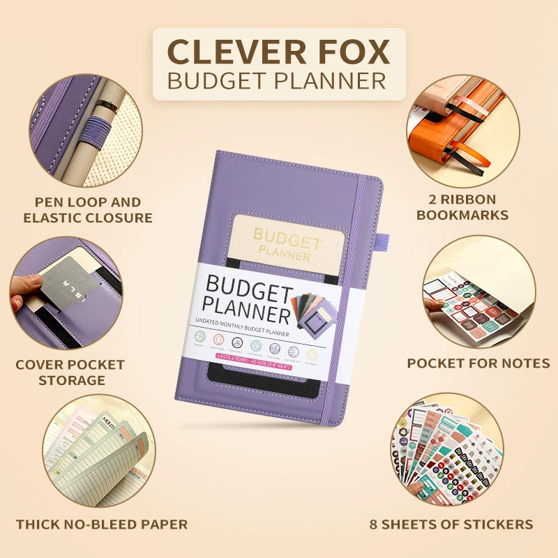 Budget Planner Notebook (With 8 Planning Stickers)