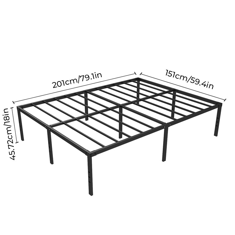 Assembled iron bed