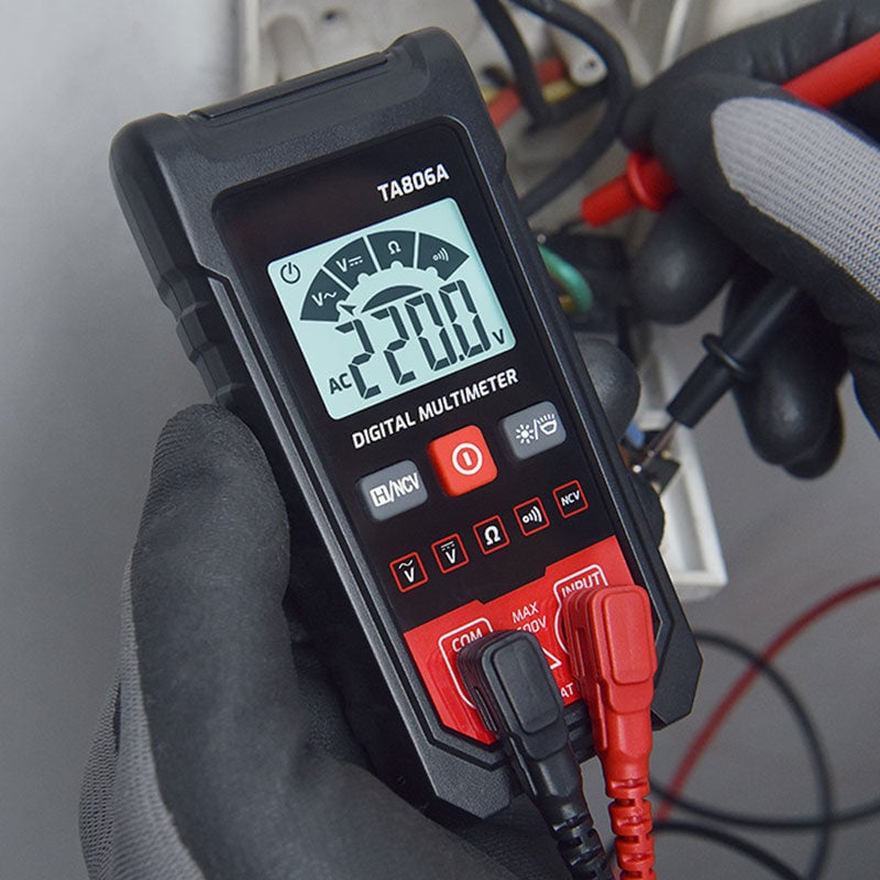 Compact Digital Multimeter Tester with Automatic Recognition