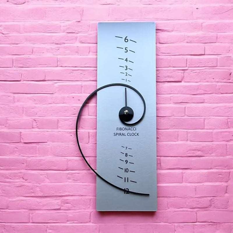 Handcrafted Fibonacci Spiral Clock