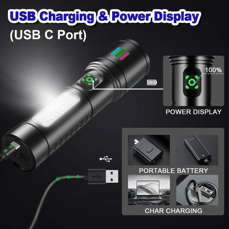 Rechargeable Super-Bright LED Flashlight