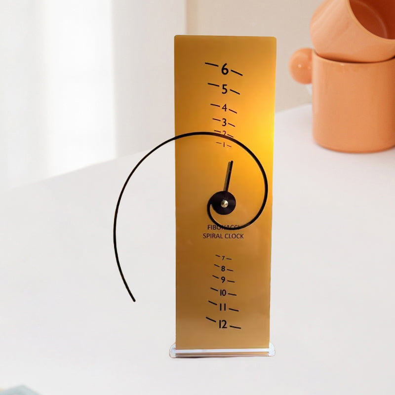 Handcrafted Fibonacci Spiral Clock