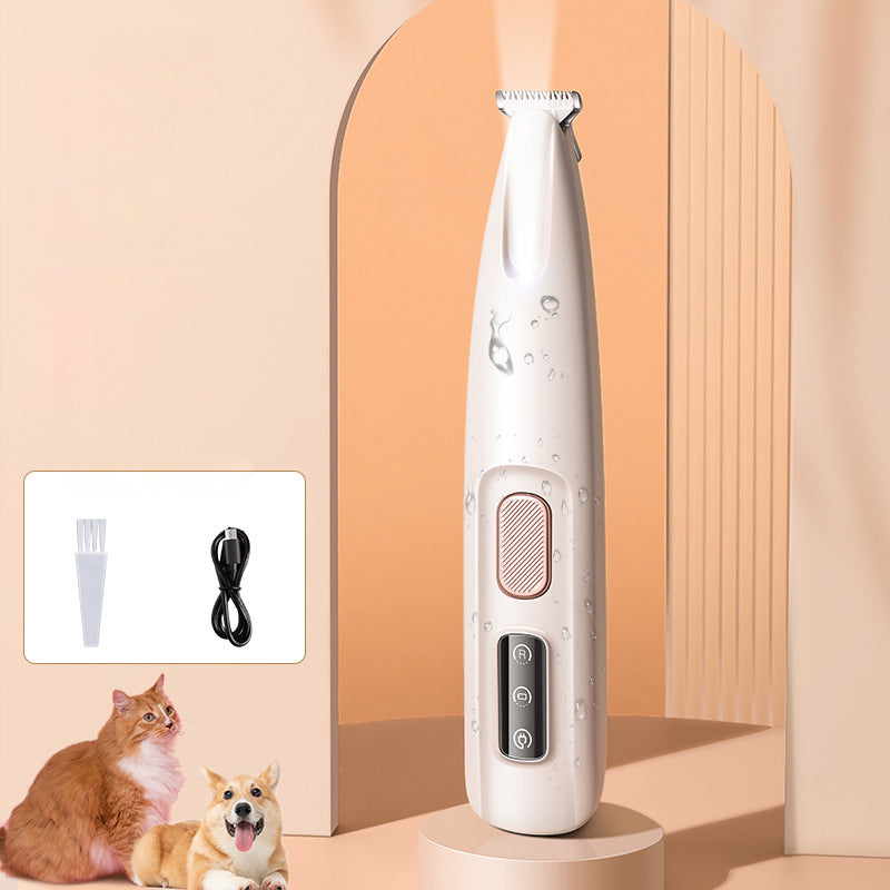 Pet Hair Trimmer With Led Light Set