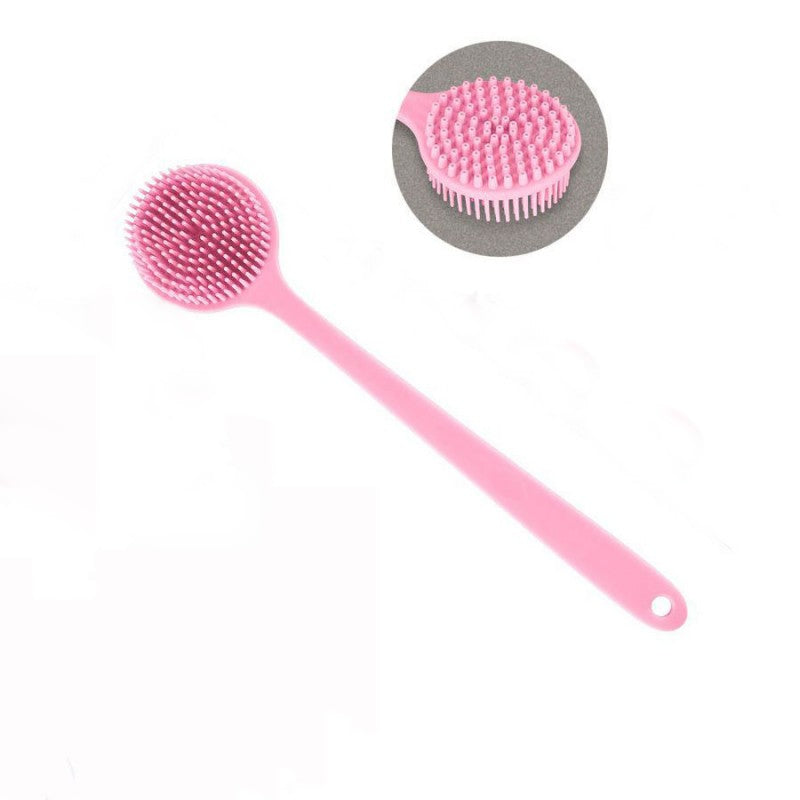 Long Handled Silicone Bath Massage Brush