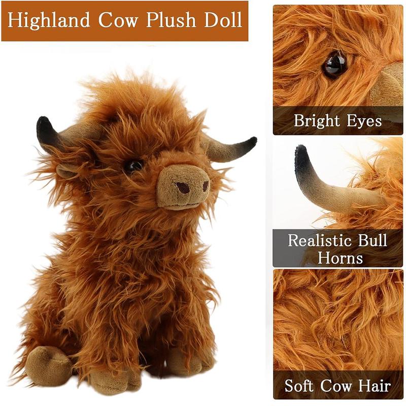 Highland Cow Plush Toy