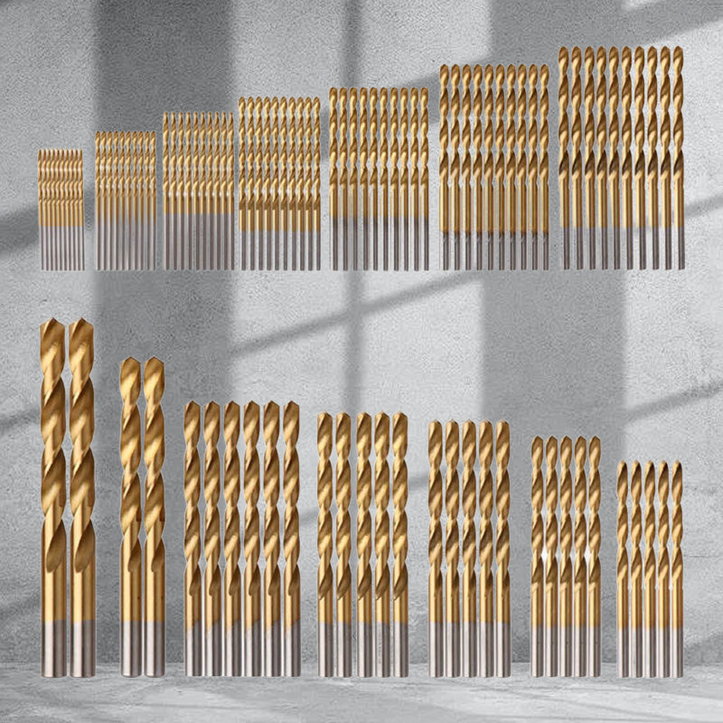 Titanium Twist Drill Bit Set - 99 PCS