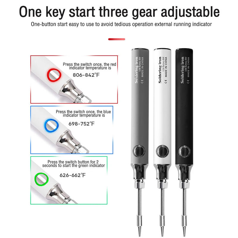 Wireless Portable Soldering Iron Kit