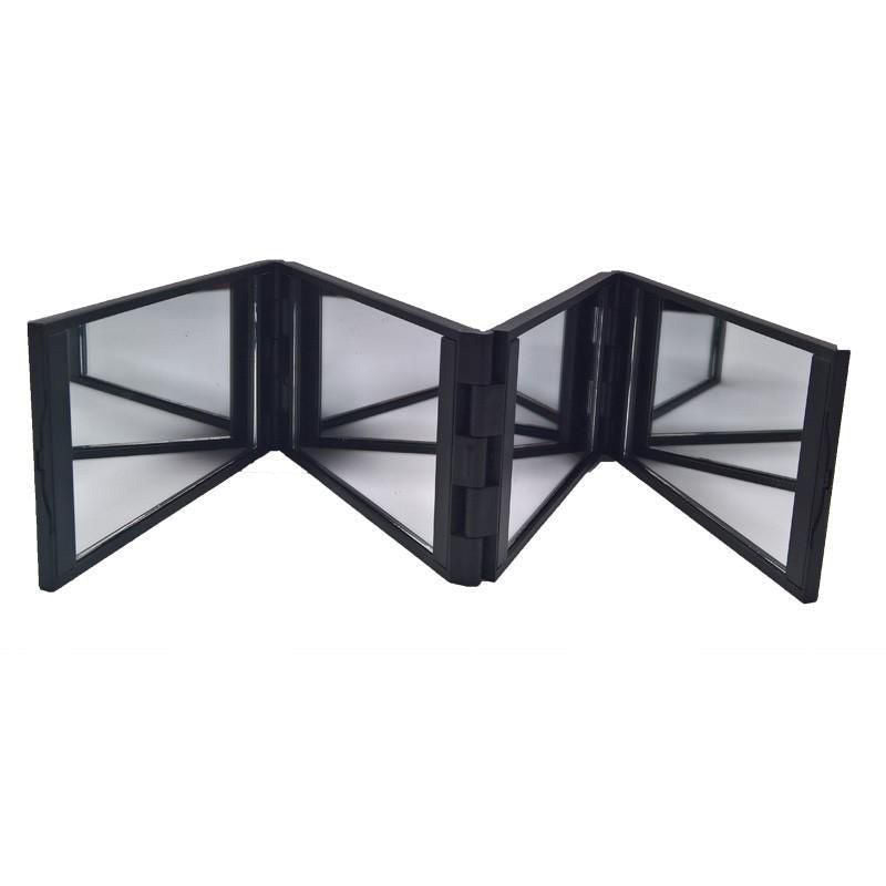 Multi Angle Folding Mirror for Self Haircutting - Head Back View Available