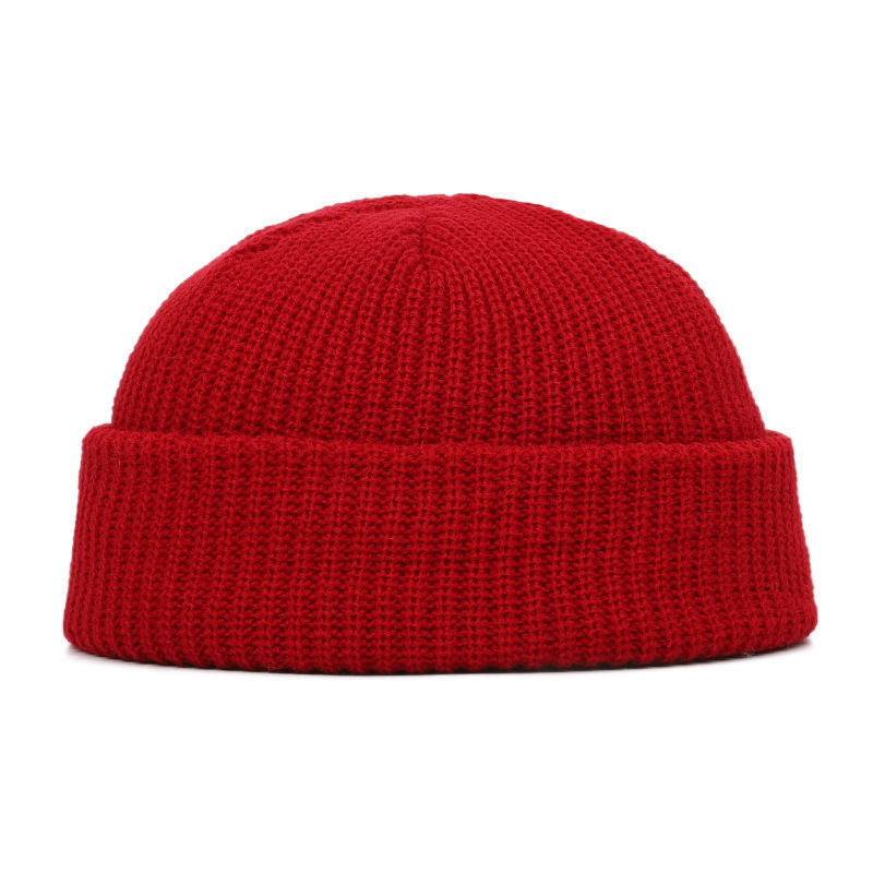 Short Knit Cuff Beanie Trawler Beanie