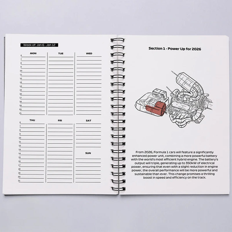 2025 Formula Planner & Calendar