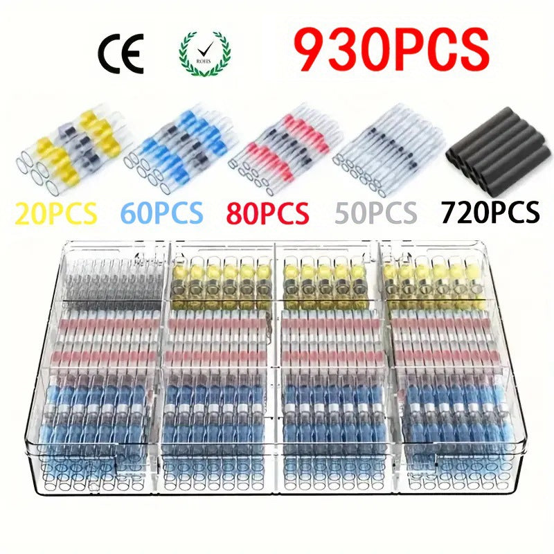 Waterproof Solder Wire Connectors (930 PCS)