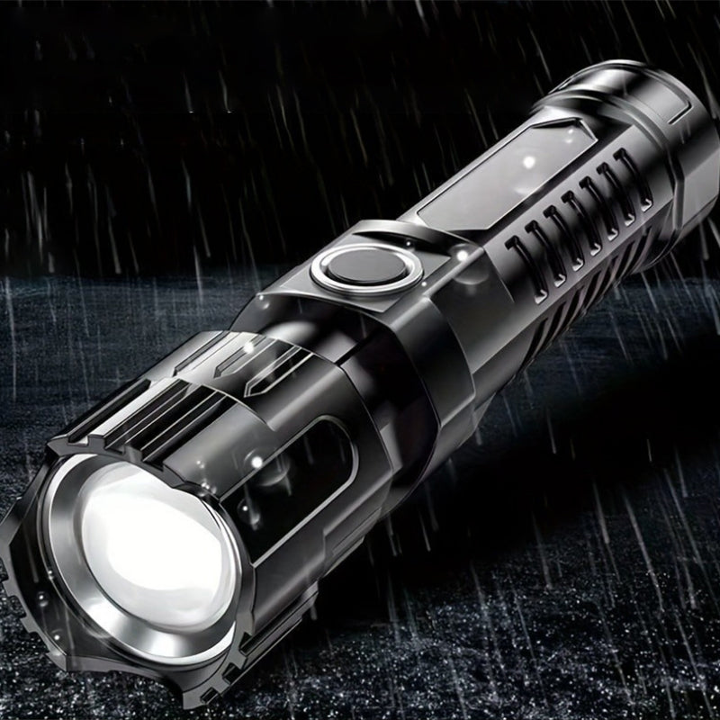 Portable USB Rechargeable Powerful Flashlight