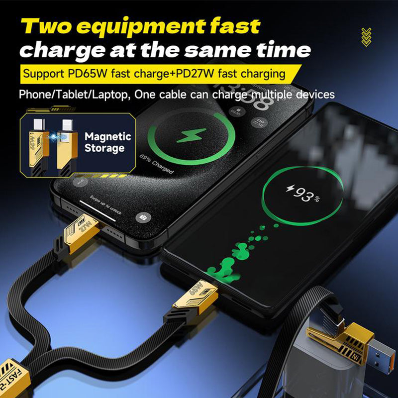 4 in 1 High Power Fast Charging Data Cable