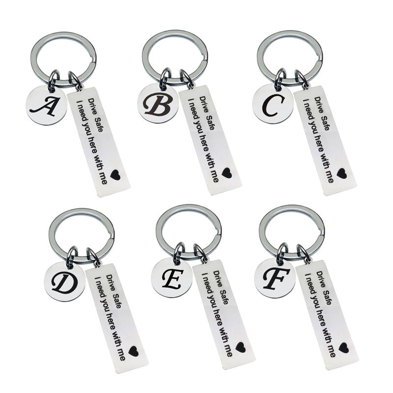 Fashion Key Ring Gift - Safe Driving Key Ring