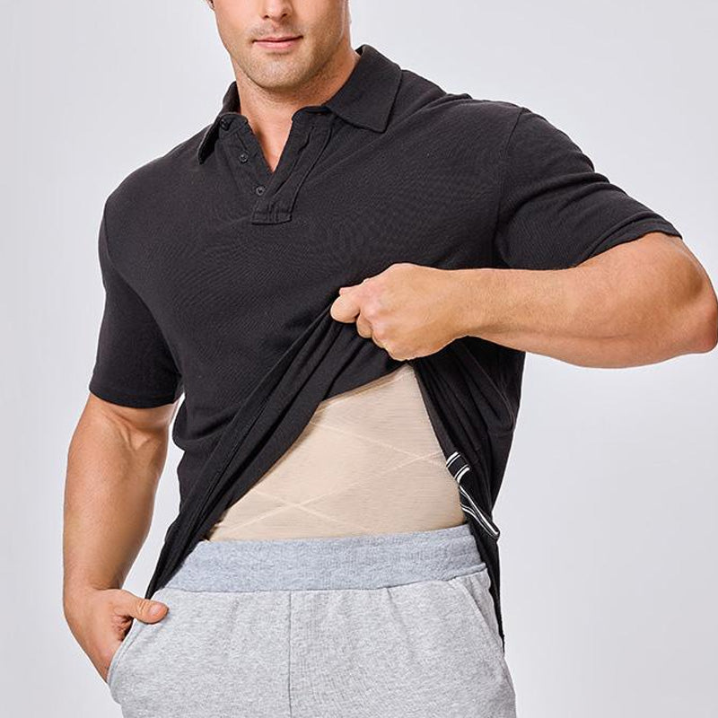 Men's High Stretch Mesh Body Shaping Tank Top