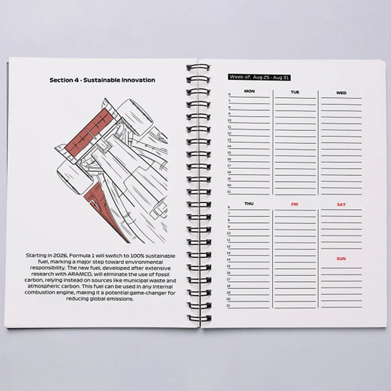 2025 Formula Planner & Calendar