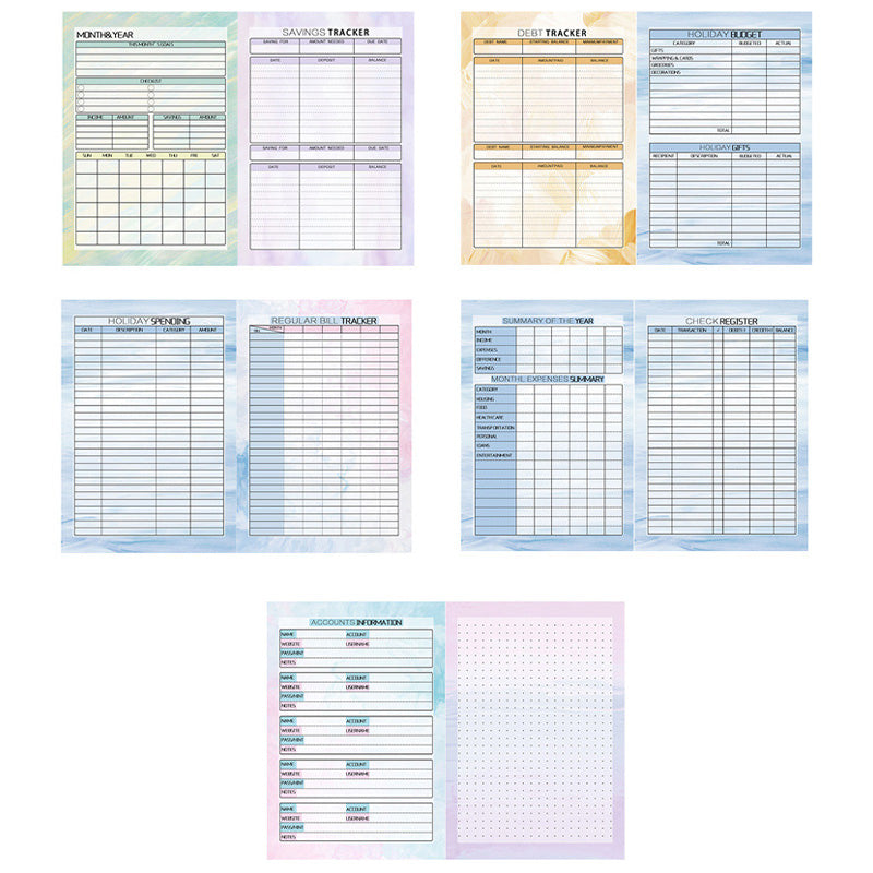 Budget Planner Notebook (With 8 Planning Stickers)