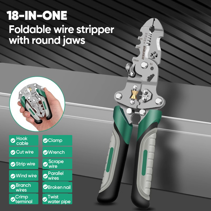 18 in 1 Foldable Wire Stripper