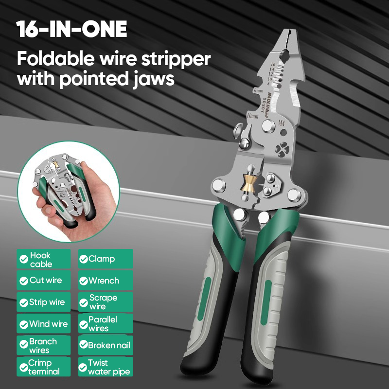 18 in 1 Foldable Wire Stripper