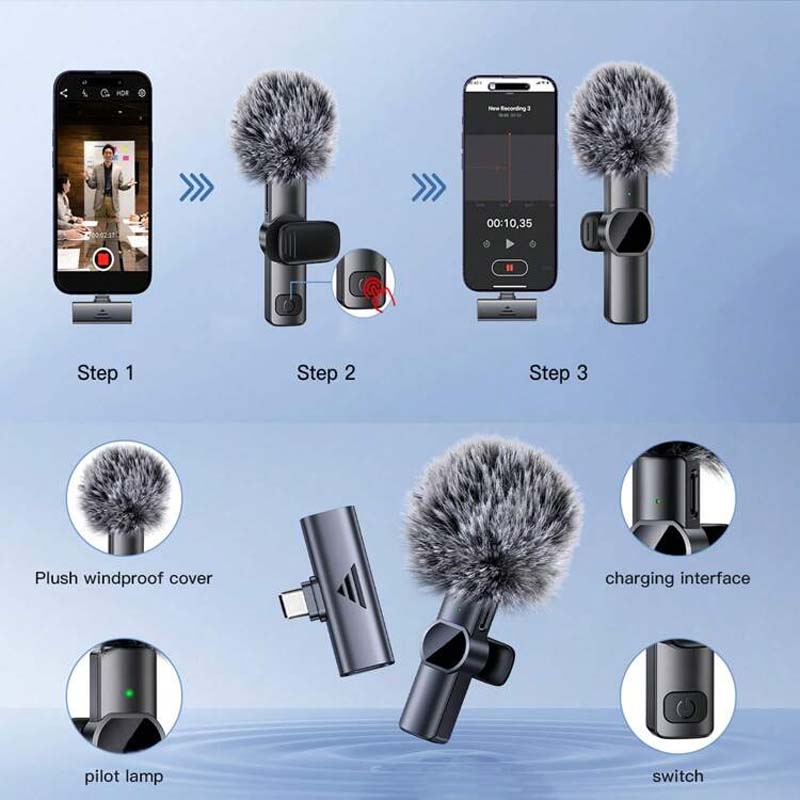 Mini Clip-On Microphone