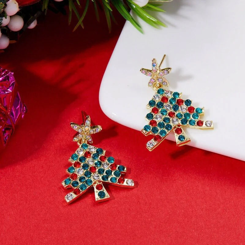 Christmas Tree Stud Earrings