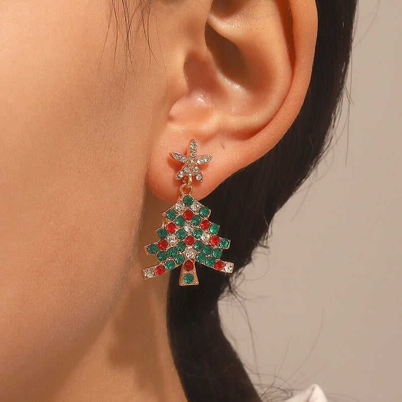 Christmas Tree Stud Earrings