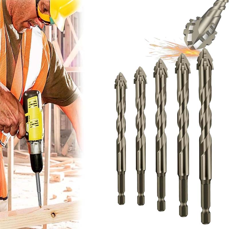 Four Blade Serrated Eccentric Drill