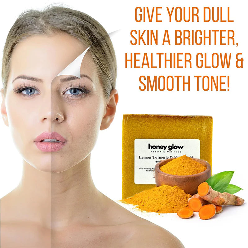 Lemon Turmeric Kojic Acid Brightening Soap