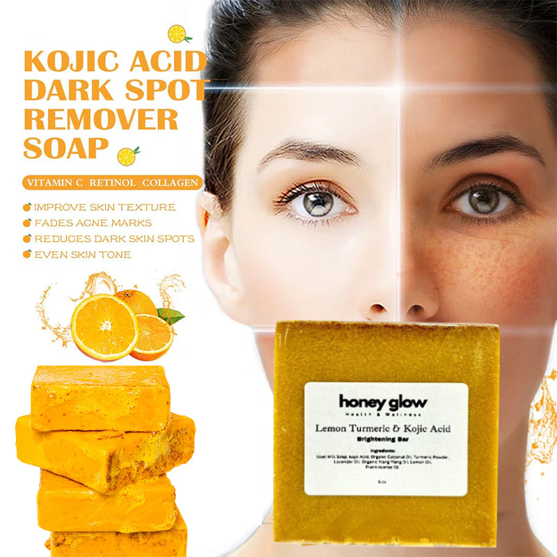 Lemon Turmeric Kojic Acid Brightening Soap