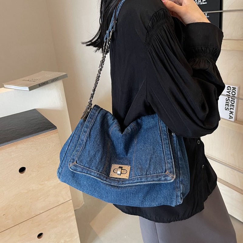 Fashion Denim Shoulder Bag