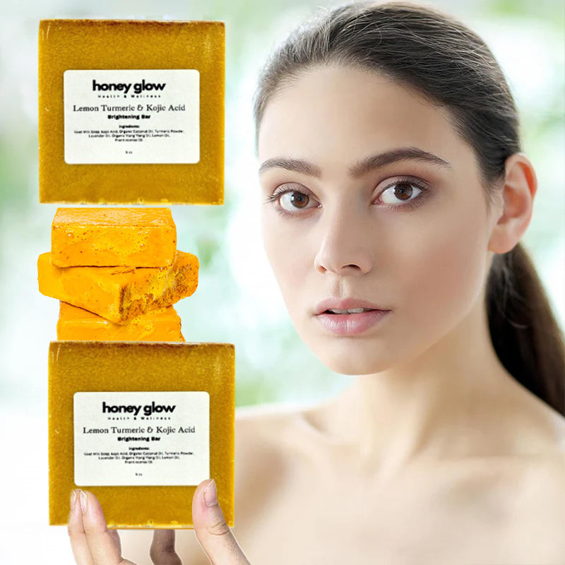 Lemon Turmeric Kojic Acid Brightening Soap