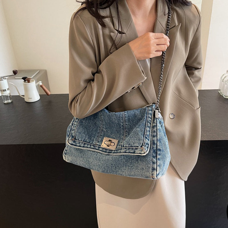 Fashion Denim Shoulder Bag