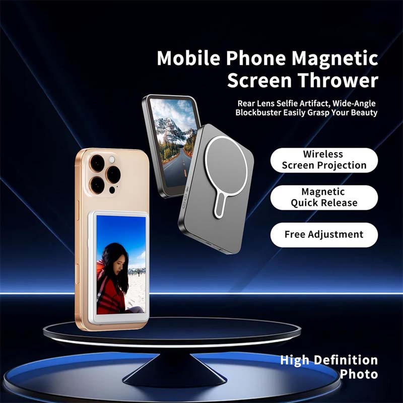 Mobile Phone Magnetic Selfie Monitor