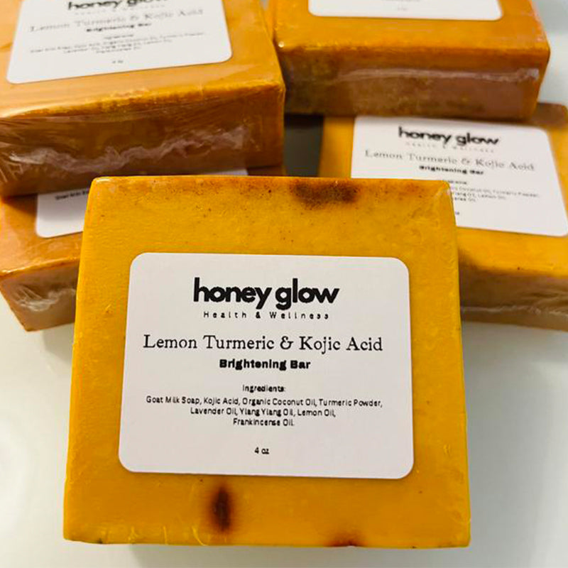 Lemon Turmeric Kojic Acid Brightening Soap