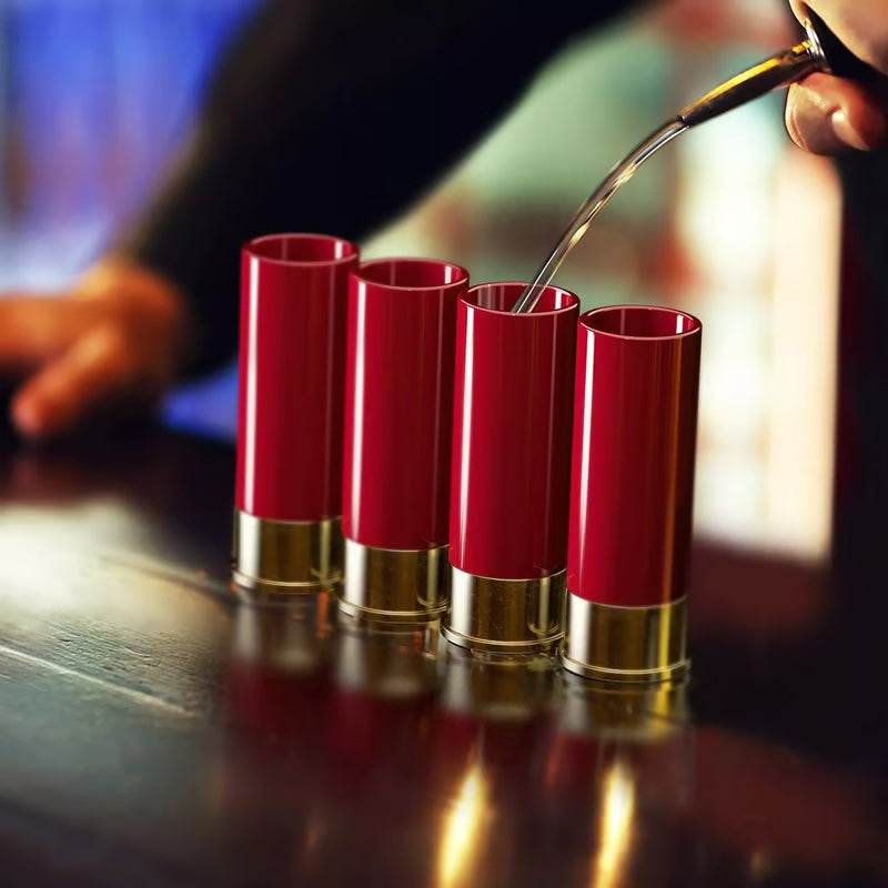 12 Gauge Shotgun Shell Shot Glasses