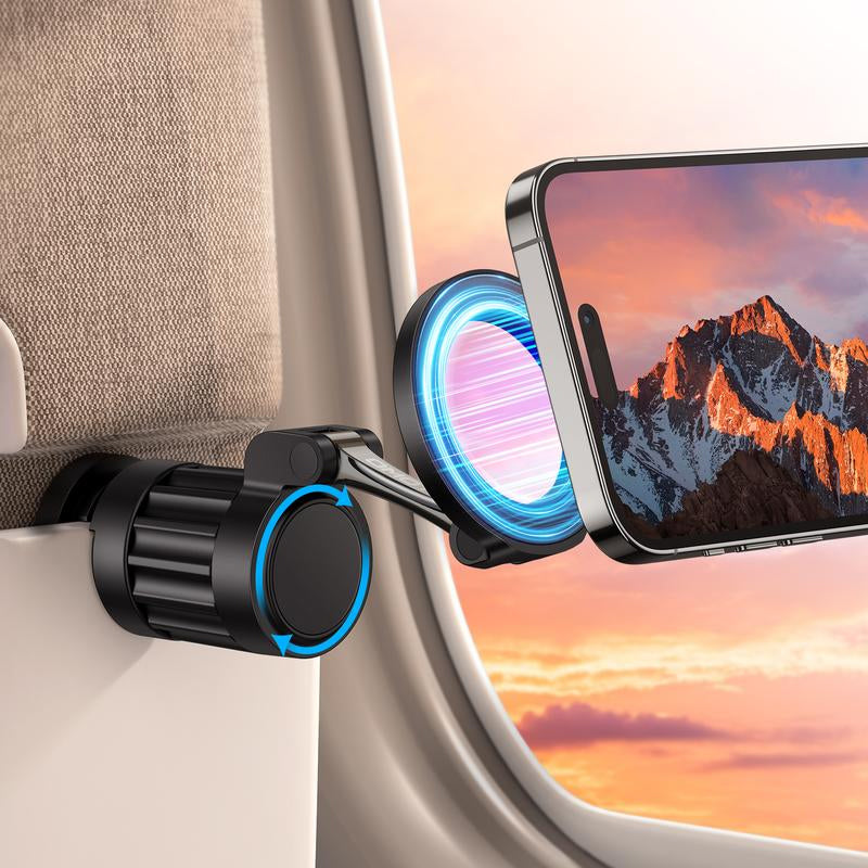 Magnetic foldable phone holder