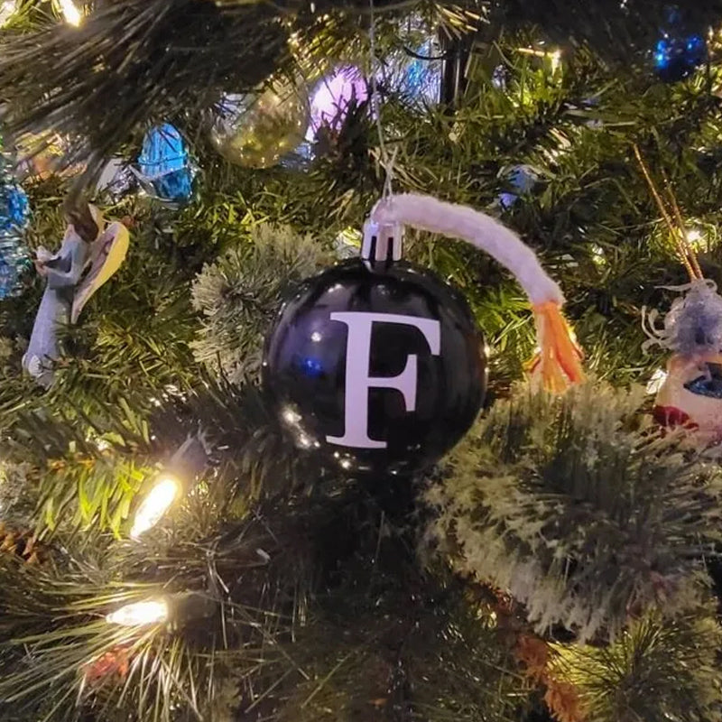 Funny F-Bomb Christmas Ornament