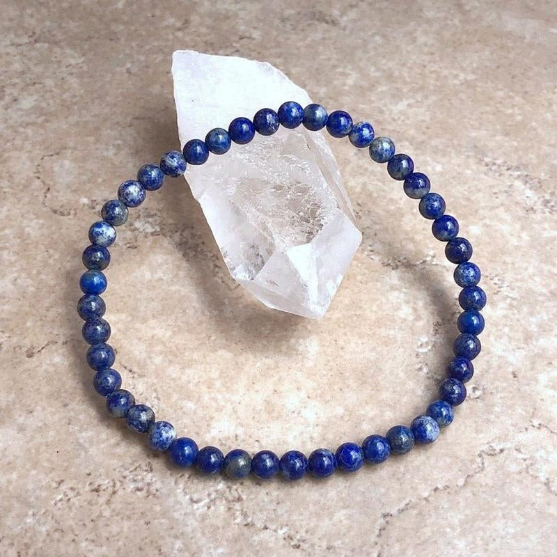 Lapis Lazuli Bead Bracelet