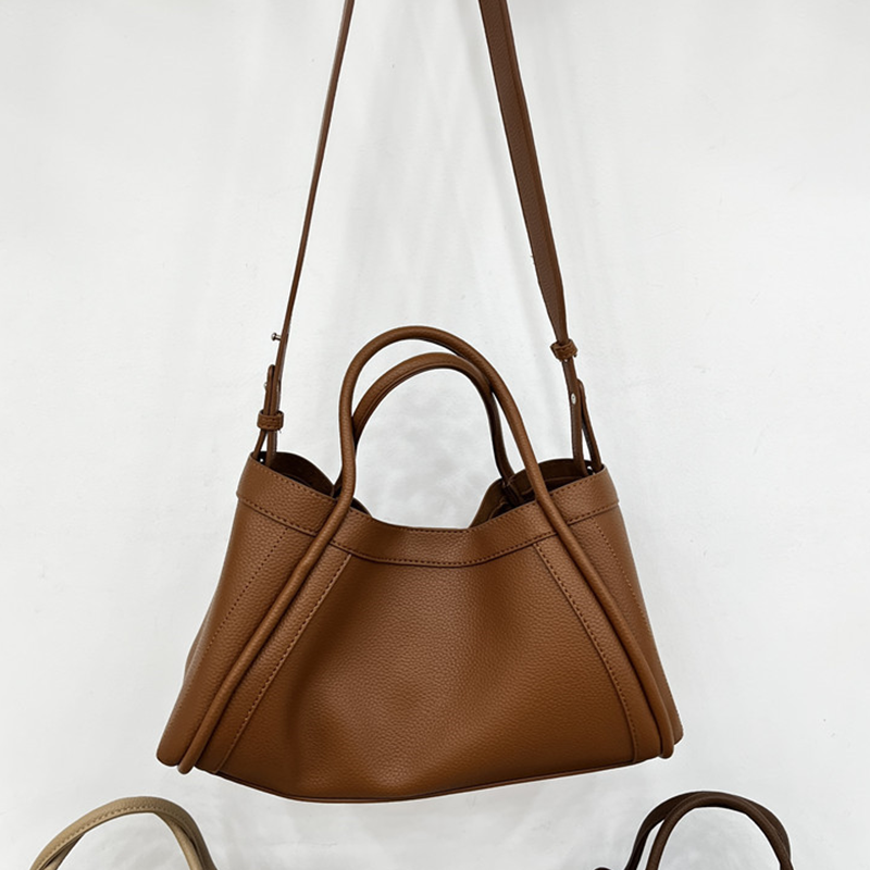 Women Leather Bag with Shoulder Strap