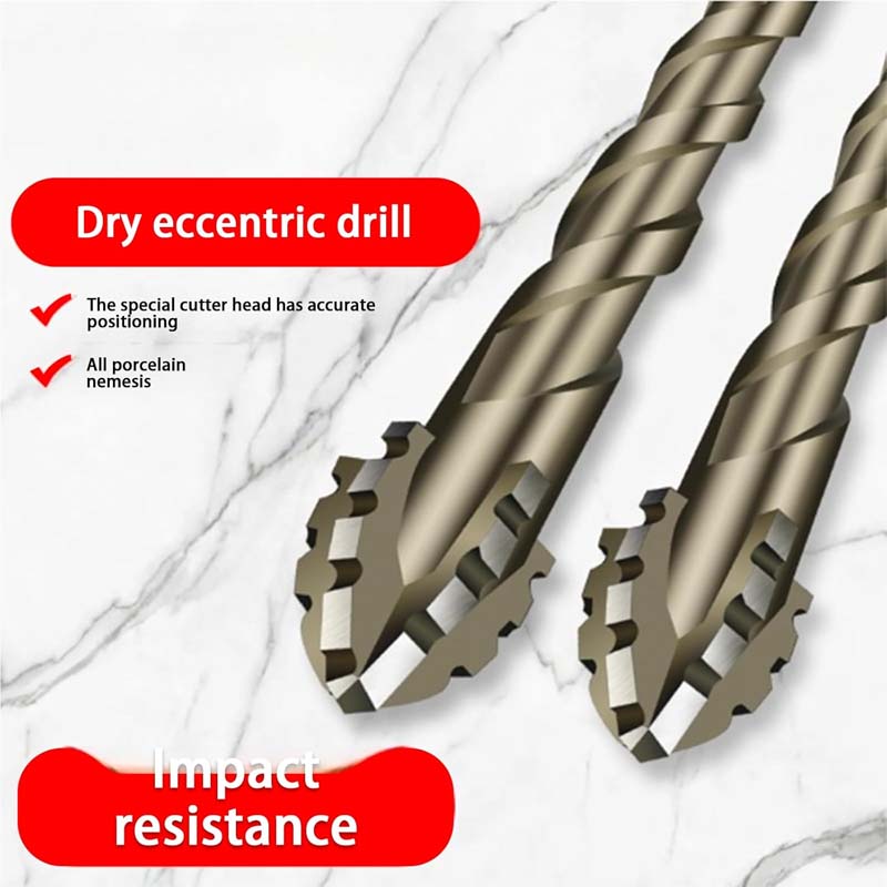 Four Blade Serrated Eccentric Drill