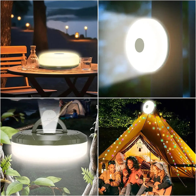 Ultra-long battery life camping atmosphere light string