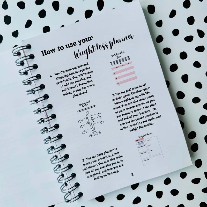 12 Week Weight Loss Journal