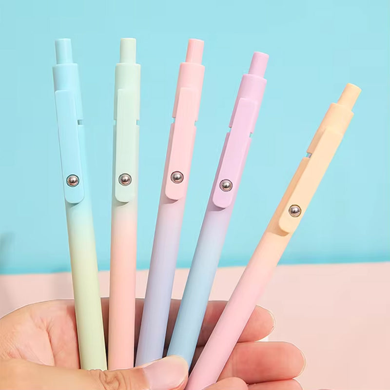 Color Push-Up Quick Dry Neutral Pen (5 PCS)