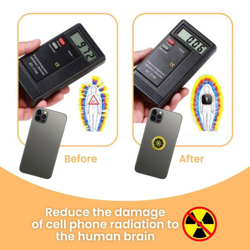 Anti-Radiation Stickers for Phone, Airpods, Fridge, and Laptop