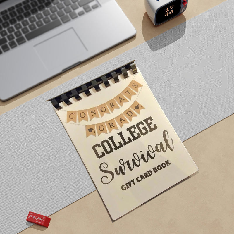 👩‍🎓🎁College Survival Gift Card Book