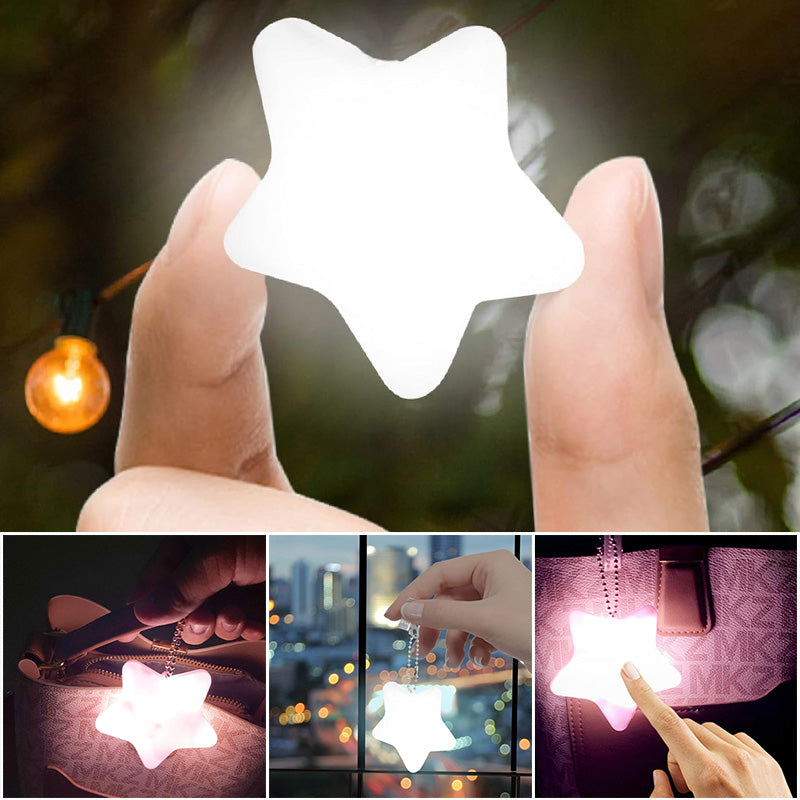 LED Heart Light Keychain