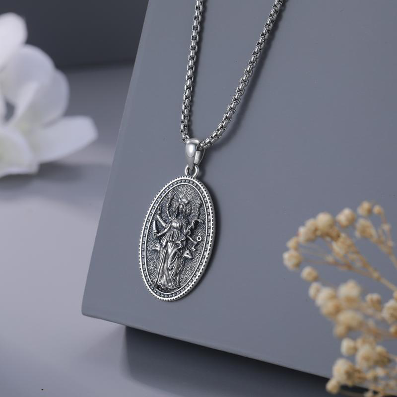 Silver Hecate Pendant Necklace