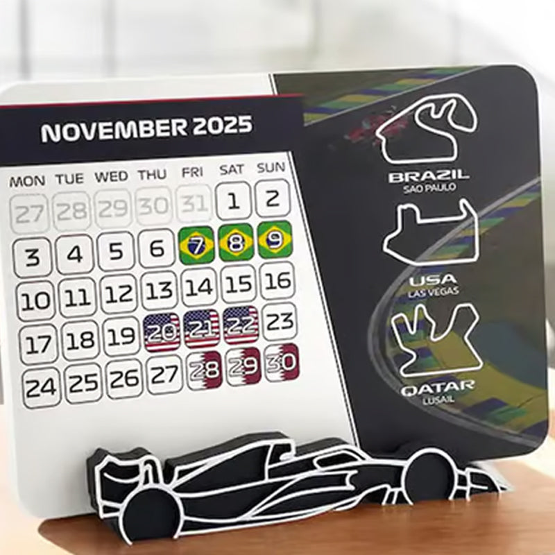 2025 Racing Calendar (Formula 1 Edition)